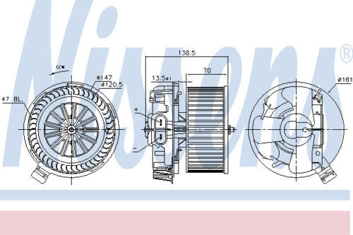 HEATER BLOWER FOR RENAULT CLIO III / MODUS 87214  OE: 7701062225   REDUCED PRICE