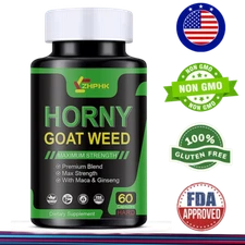 3X STRENGTH Horny Goat Weed Extract W/ Maca Root Powder,L-Arginine,Saw Palmetto