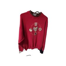 Vintage Gopher Sport Red Sweatshirt With A Brown Insert Color Collar