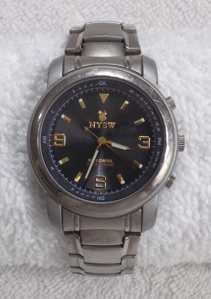 Vintage NYSW Radio Controlled Men s Watch WORKS eBay