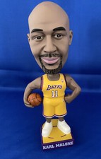 Karl Malone #11 - 2004 Carl's Jr Upper Deck LA Lakers Bobblehead Doll New NIB