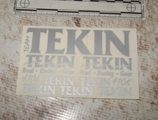 VINTAGE TEKIN Sticker SHEET SILVER RARE 410K VARIANT 1 New