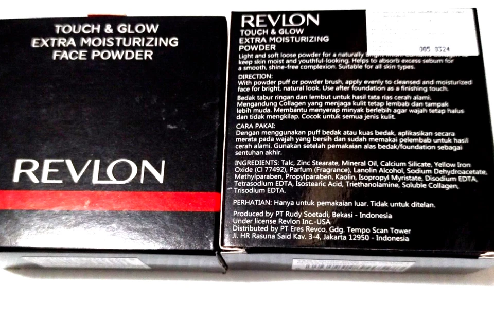 2 x 24 g. Revlon Touch & Glow Extra Moisturizing Face Powder TRANSLUCENT # 1 - Image 2 of 4