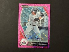 2021 PRIZM DRAFT PICKS BASEBALL PDP82 BRANDEN BOISSIERE PINK PRIZM AUTO