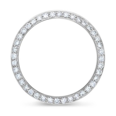 2CT NATURAL DIAMOND BEZEL FOR ROLEX 36MM DATEJUST STAINLESS STEEL ALLOY