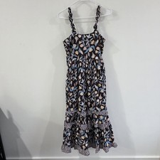 Universal Thread Womens Maxi Dress Size Small Tiered Floral Peasant Boho Flower