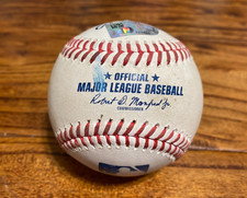 Royals vs Giants Game Used Baseball 5/20/2025 Kyle Harrison to Mark Canha MLB