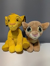 Disney The Lion King Young Simba And Nala Plush Stuffed Toy