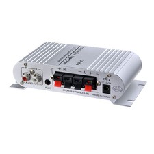 Car Power Amplifier Digital Stereo Audio Amp Treble Bass Volume Adjustment High