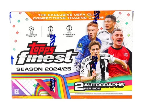 2024/25 Topps UEFA Club Competitions Finest Soccer Hobby Box