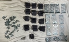 Lot of 12 Cisco 3Com Switch Rack Mounting Ears Brackets  125 Small  Hardware
