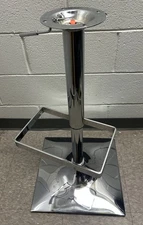 Chrome Plated Unbranded Bottom Part Bar Stool No Chair Accessory CE00
