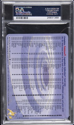 2002 POKEMON LEGENDARY COLLECTION BOX TOPPER #S1 CHARIZARD PSA 5