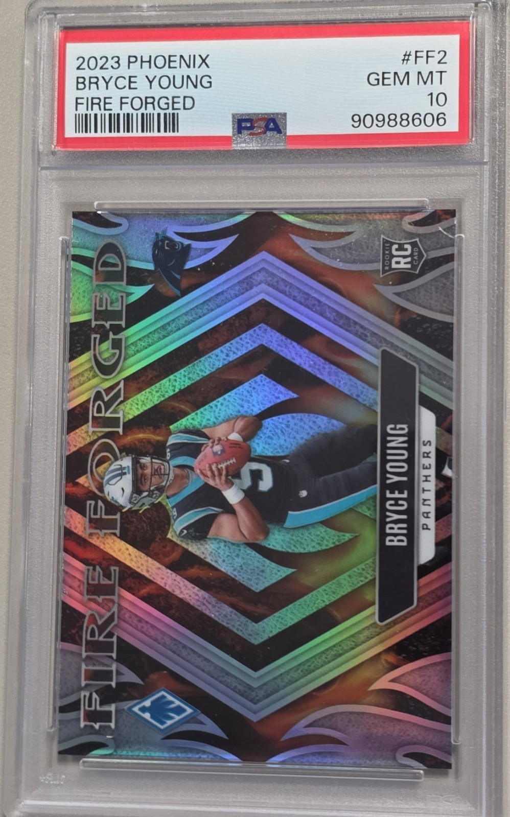 Bryce Young Panini Phoenix Fire Forged #FF2 Base