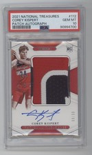 2021-22 National Treasures Basketball Corey Kispert Rookie Patch Auto /99 PSA 10
