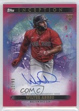 2024 Inception Base Rookie and Emerging Stars Magenta /99 Wilyer Abreu Auto q2s