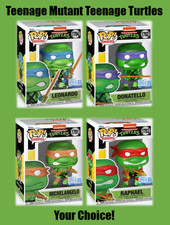 Funko Pop!  Teenage Mutant Ninja Turtles (Translucent Green) - Your Choice!