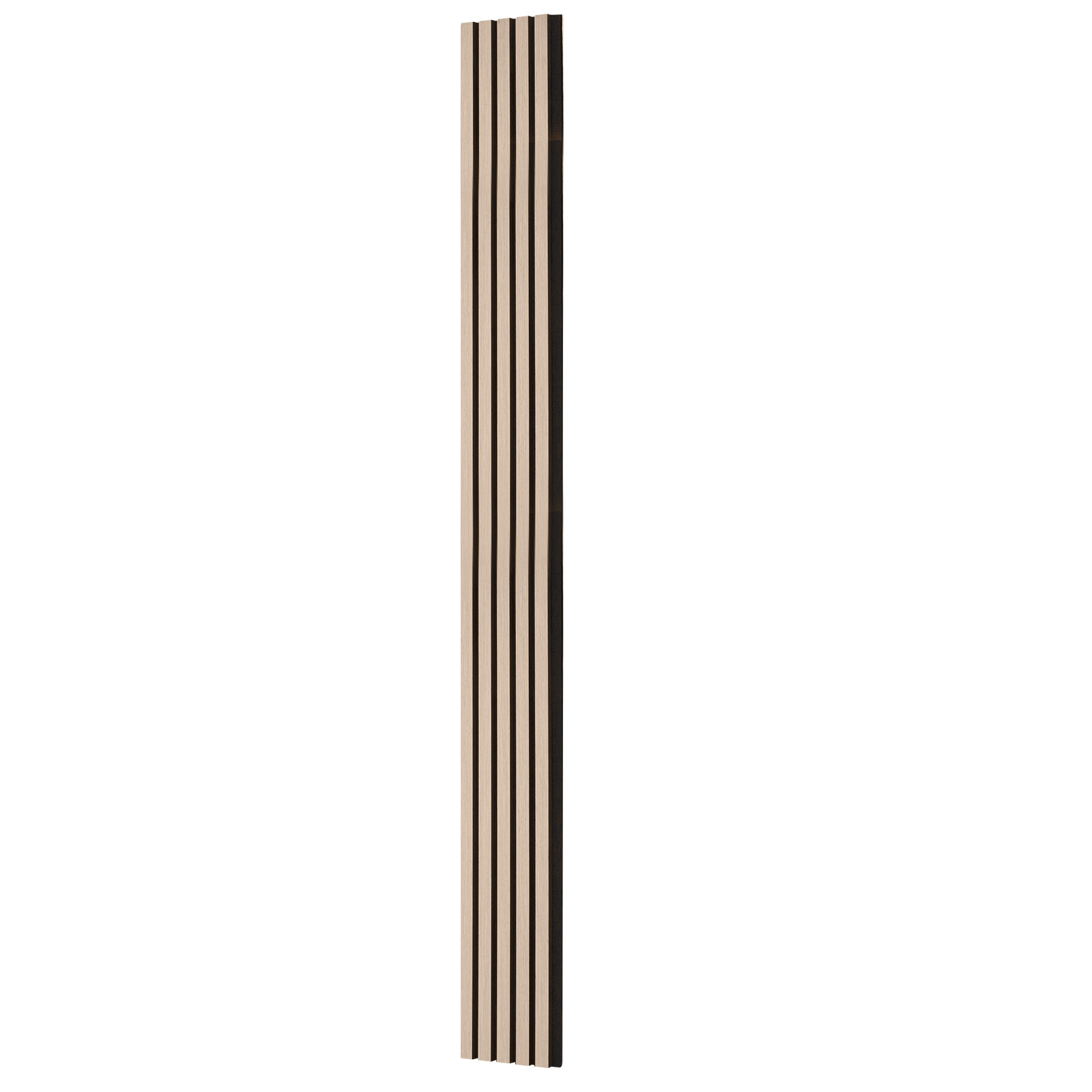 VEVOR Wood Slat Acoustic Panels 7.9 x 94.5 in for Modern Wall Decor Silver Wood