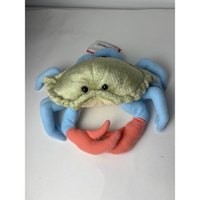 Douglas Cuddle Toys Buster Blue Crab Plush Stuffed Animal Green Blue NEW w Tag
