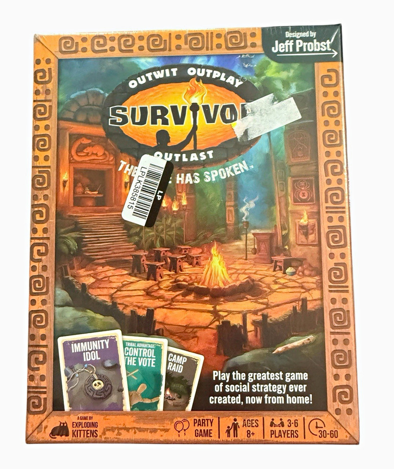Exploding Kitens Game Exploding Kittens Survivor Strategy Party Card Game 3-6 Players Ages 8 ...