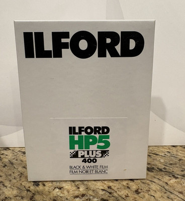 ILFORD HP5 Plus 400 ISO B&W Sheet Film 4x5 25 Sheets Exp Jun 2020
