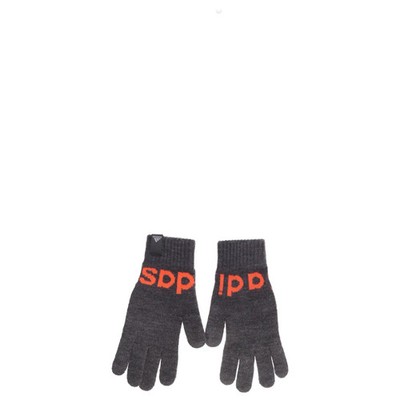 Adidas, Handschuhe, Größe: S/M, Acryl/Elasthan/Polyester, Grau/Orange #DQj