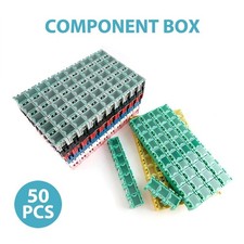50pcs Storage Boxes Plastic Containers for SMD Electronic Component Organizer