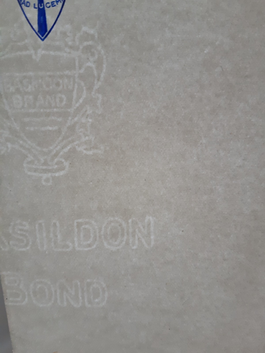 Schreibbogen, Basildon Bond, Wappenschild Sonnenstrahlen, Motto Ad Lucem, 40er Jahre ? - Bild 2 von 7
