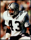 George Atkinson Raiders Football Signed 8 x 10" Photo Auto (JSA Pre-Cert) *Y132