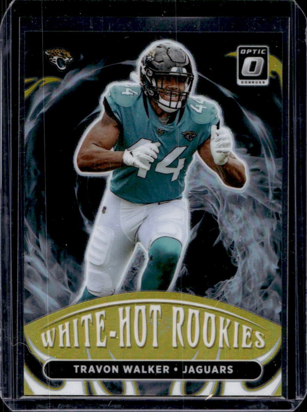 2022 Donruss Optic Travon Walker White Hot Rookies Gold RC #5/10 Jaguars