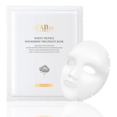 Gesichtsmaske Tuchmaske d'Alba pflegende weiß Truffle Nourishing Treatment Mask