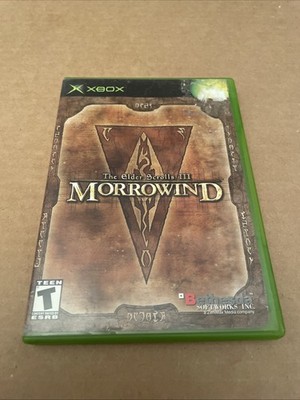 Elder Scrolls III: Morrowind (Microsoft Xbox, 2002) Complete w/ Manual No Map