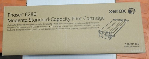 Xerox 106R01389 Phaser 6280 Magenta Toner Standard Capacity - 第 3/4 張圖片