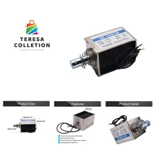 DC 12V 10A 80N Push Pull Type Solenoid Electromagnet 20mm Open Frame Solenoid...