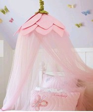 Pottery Barn Rose Petal Rare Canopy (No Green Hanger Part)