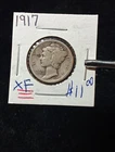 👉1917-  Mercury Dime Xf Choice  #3