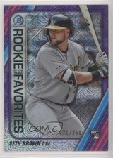 2020 Bowman Mega Box Purple Mojo Refractor 21/250 Seth Brown #ROYF-SB RC a1o