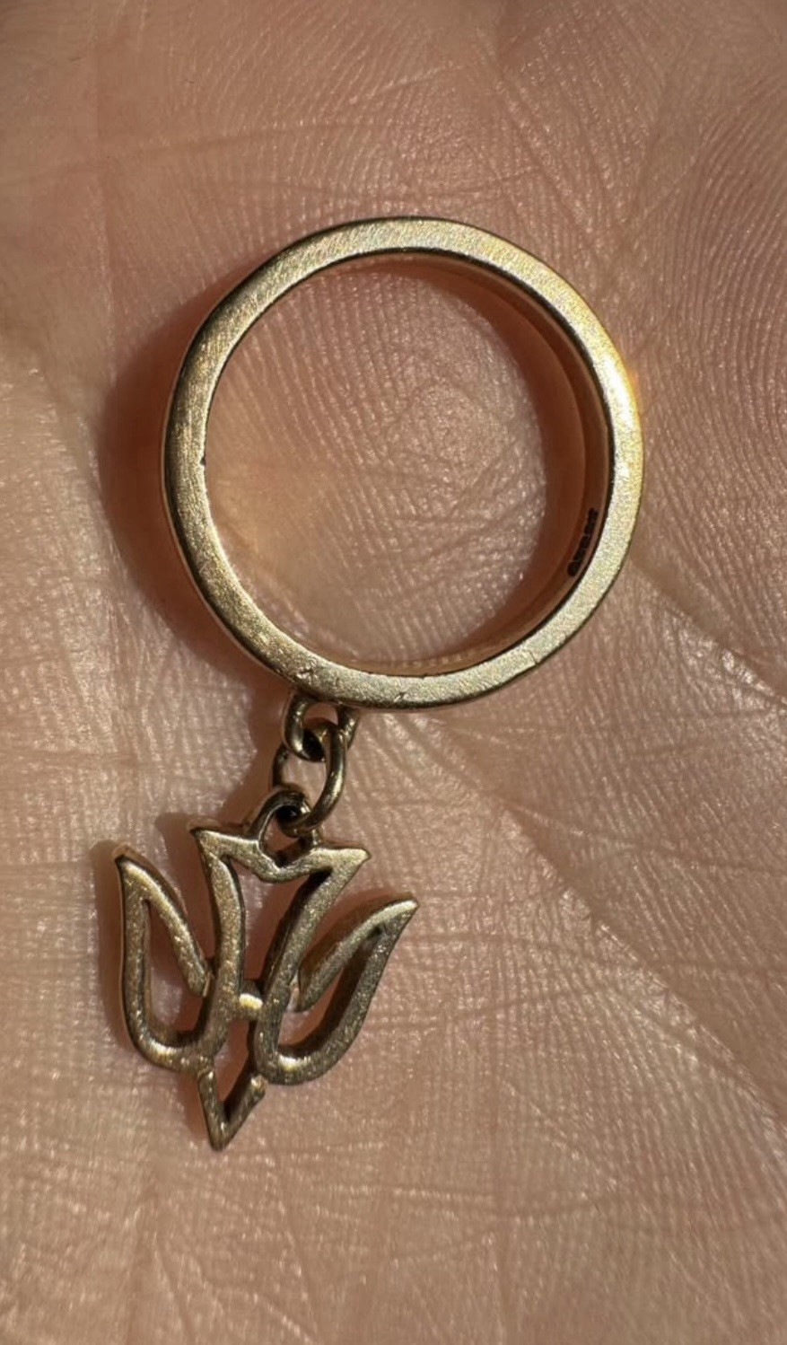 James Avery 14K Solid Gold Ring with Dangling Tul… - image 5