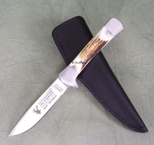 Jagdnicker Leegebruch Design Nicker Weidbesteck echt Hirschhorn Jagdmesser NEU !