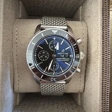 Breitling SOH Chronograph 44mm Black Dial Bra...