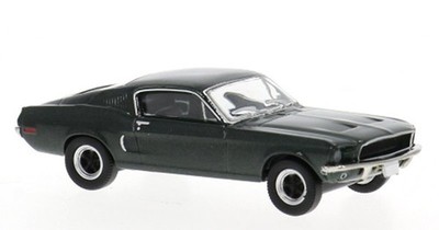 FORD Mustang Fastback - like Bullitt - 1968 - darkgreen - Brekina 1:87