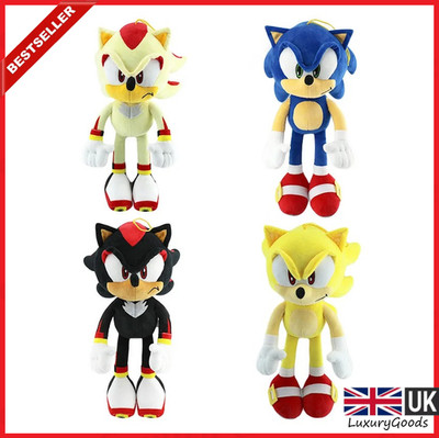 Super Sonic the Hedgehog Plüschtier Stofftier Plüschtier Super Shadow SEGA 33cm