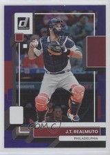 2022 Panini Donruss Holo Purple JT Realmuto #95 6ki
