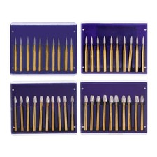AZDENT Dental Tungsten Steel Carbide Cutting FG Burs for High Speed Handpiece
