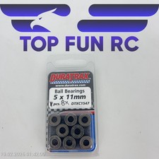 DURATRAX DTXC1547 BALL BEARINGS 5X11MM FOR 1/10 SCALE RC VEHICLES 8X