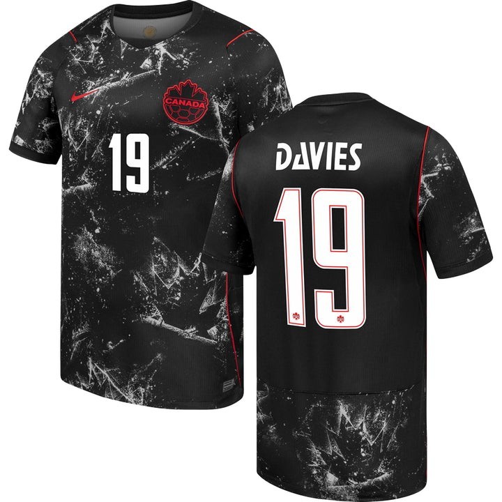 Canada Away #19 DAVIES Football Soccer Jersey Shirt - FIFA World Cup 2026!
