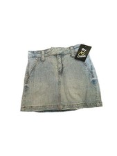 Art Class Girls Light Wash Denim Mini Skirt Size 8