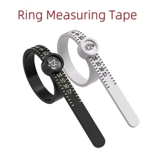 1 Pcs Ring Sizer Measuring Set, Reusable Finger Size Ruler with Magnifying Glass