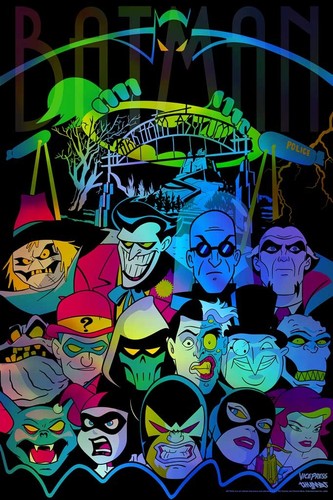 Bottleneck Gallery Thumbs "Batman: The Animated Series" Foil Variant,Poster