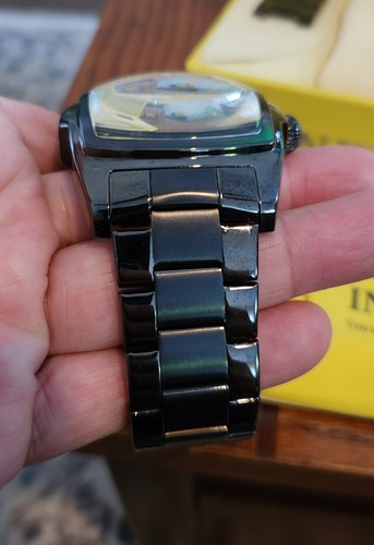Invicta GRAND LUPAH 17768 Special Ed. Watch Gunmetal 47mm Quartz Champagne Dial - Picture 6 of 11